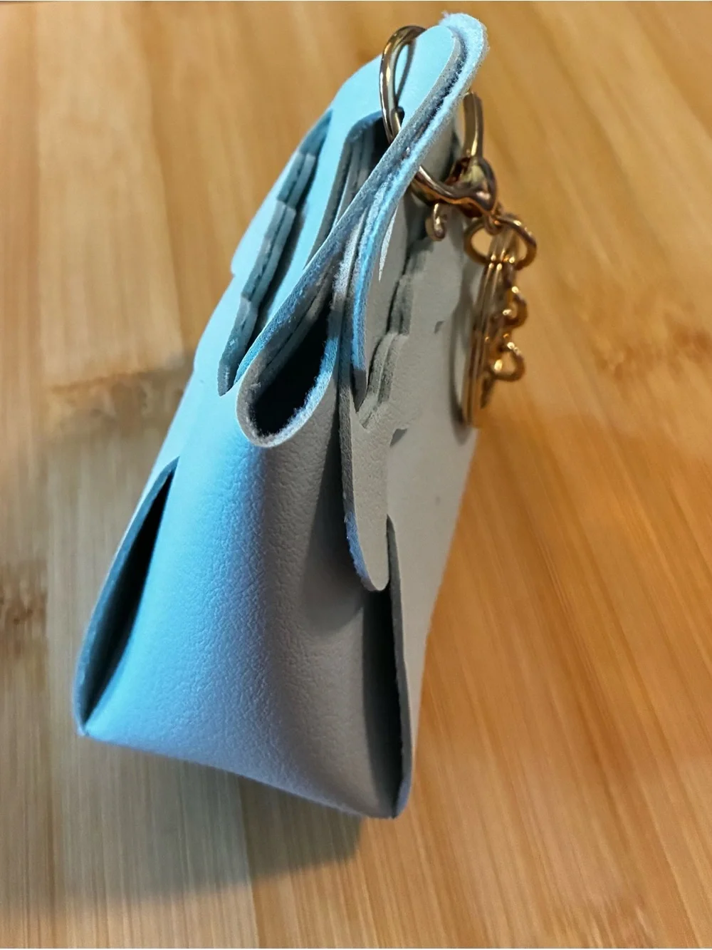 Mint Light Blue Mini Handbag Keychain/Bag Charm